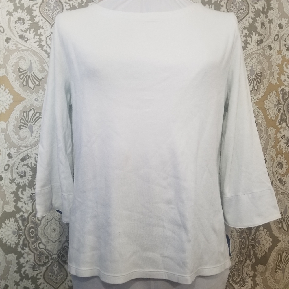 Lady's Clean White Nautica Top